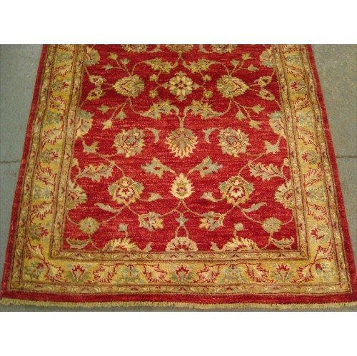 Exclusive Chobi Veg Dyed Mahal Zeiglar Rectangle Area Rug Hand Knotted Carpet'