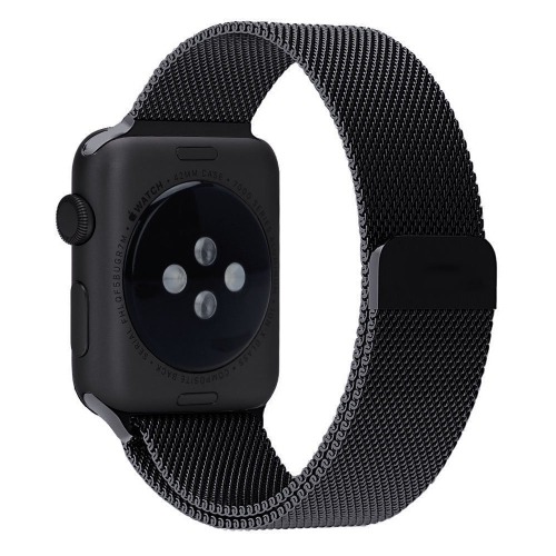 Modern Milanese Magnetic Closure iWatch Band Bracelet Strap Loop for Apple Watch Sport Edition Series 1/2/3/4/5/6/7 42mm,44mm,45mm - Grey