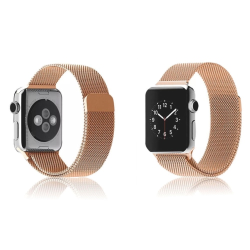 Bracelet maillé pour Apple Watch Bracelet magnétique en acier inoxydable pour iWatch Ultra 2, 3 SE3 série 11 10 9 8 7 6 5 4 3 2 1, Femmes 42&nbsp;mm