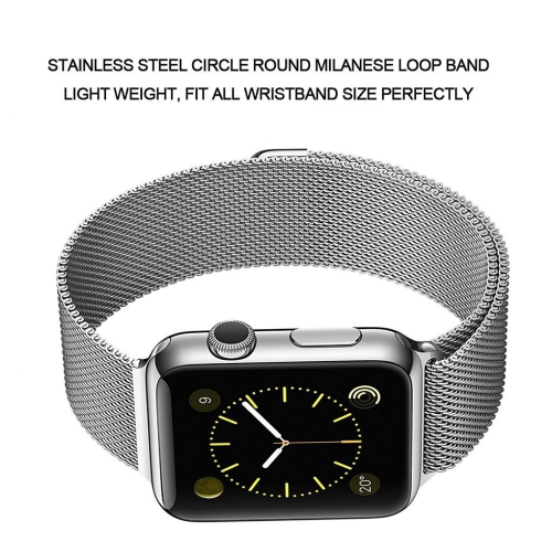 Bracelet maillé pour Apple Watch Bracelet magnétique en acier inoxydable pour iWatch Ultra 2, 3 SE3 série 11 10 9 8 7 6 5 4 3 2 1, Femmes 42&nbsp;mm