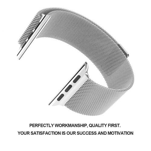 Bracelet maillé pour Apple Watch Bracelet magnétique en acier inoxydable pour iWatch Ultra 2, 3 SE3 série 11 10 9 8 7 6 5 4 3 2 1, Femmes 42&nbsp;mm