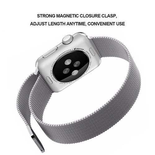 Bracelet maillé pour Apple Watch Bracelet magnétique en acier inoxydable pour iWatch Ultra 2, 3 SE3 série 11 10 9 8 7 6 5 4 3 2 1, Femmes 42&nbsp;mm