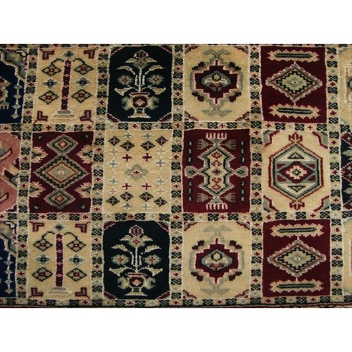 Bakhtiar Jaal Fine Rectangle Area Rug Hand Knotted Wool Silk Carpet'