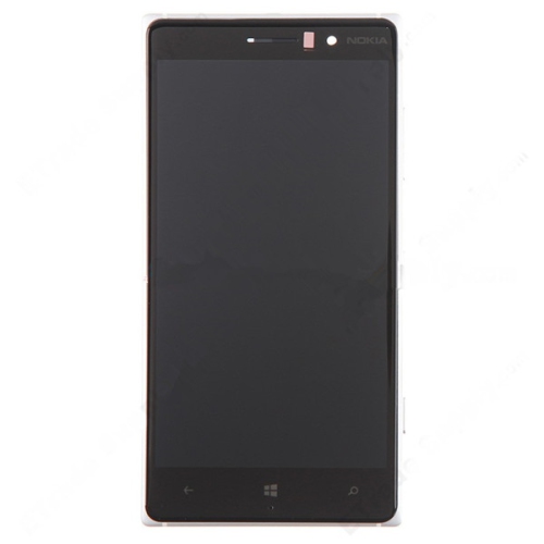 Nokia Lumia 830 LCD Screen and Digitizer Assembly with Front Housing - Silver