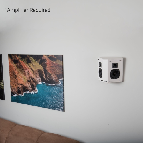 Fluance Elite High Definition 2-Way Bipolar Surround Speakers for Wide Dispersion Surround Sound