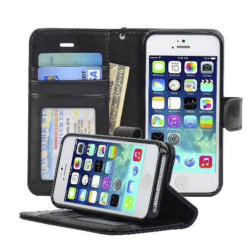 navor iphone life protective deluxe book style folio wallet leathernavor iphone life protective deluxe book style folio wallet leather case for iphone 5 \u0026 iphone 5s black online only