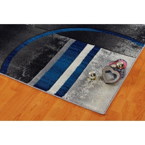 LA Dole Adonis 2'7" x 4'11" Hallway Runner - Grey/Blue