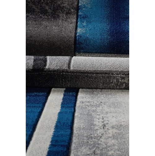 LA Dole Adonis 2'7" x 4'11" Hallway Runner - Grey/Blue