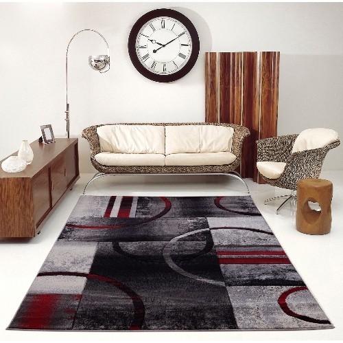 LA DOLE RUGS  La Dole Adonis 3'9" X 5'5" Area Rug - In Grey
