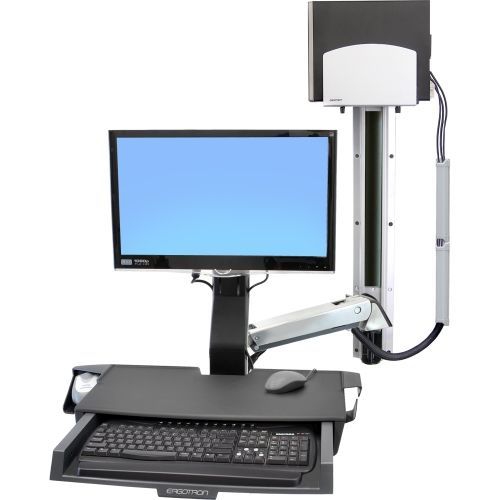 Ergotron StyleView Sit-Stand Combo System with Worksurface (45-270-026)