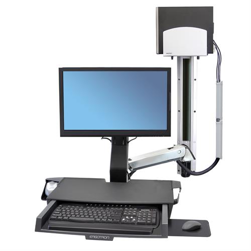 Ergotron StyleView Sit-Stand Combo System with Worksurface (45-270-026)