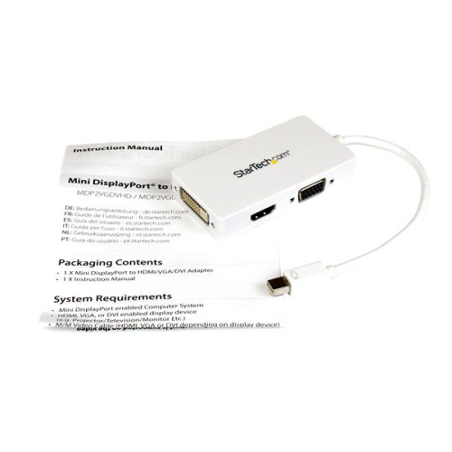 StarTech Mini DisplayPort to VGA / DVI / HDMI Adapter