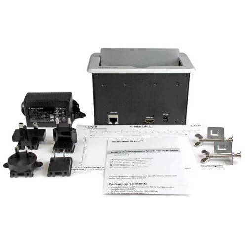 StarTech Conference Table Connectivity Box w/ HDMI / VGA / Mini DisplayPort