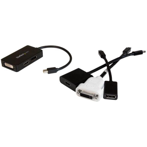 StarTech 3-in-1 Travel A/V Adapter mini DisplayPort to DisplayPort / DVI / HDMI