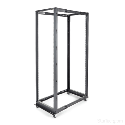 StarTech 42U Adjustable Depth Open Frame 4-Post Server Rack Cabinet