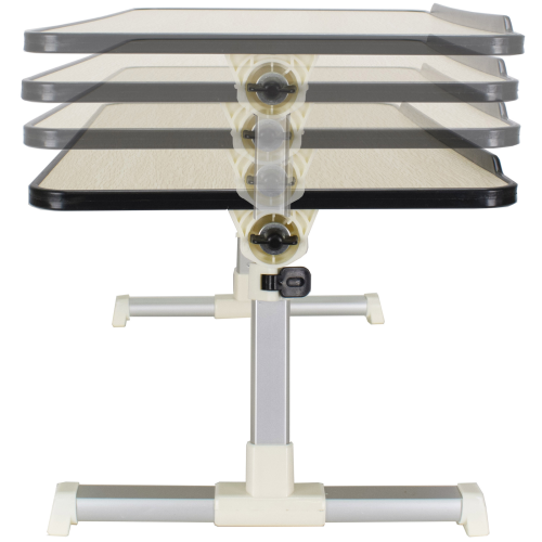Anthrodesk Laptop Table with Adjustable Legs and Tilting Tray