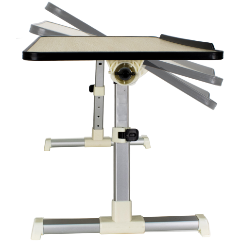 Anthrodesk Laptop Table with Adjustable Legs and Tilting Tray