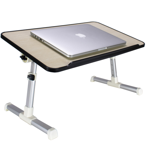 Anthrodesk Laptop Table with Adjustable Legs and Tilting Tray