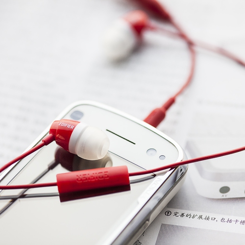 Edifier P210 In-ear Headphone with Mic for Mobile Headset - Red