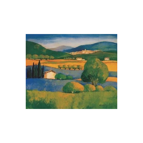 Elisabeth Estitalet, Drome en Ete, 27 x 36 po, impression paysage