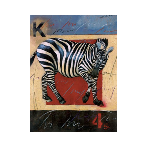 Elizabeth Matrozos, Jungle Patterns I, 28 X 22", Animals Art Print