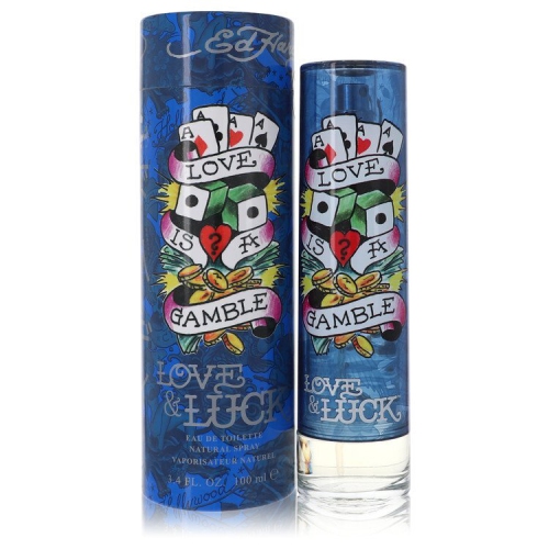 Image 1 of 3.. Ed Hardy Love & Luck M 100Ml Boxed
