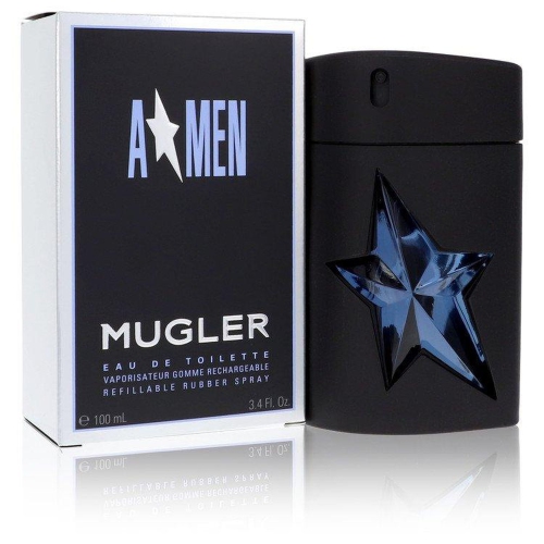 Thierry Mugler Angel for Men Eau De Toilette Spray Rubber Bottle 3.4-Ounce