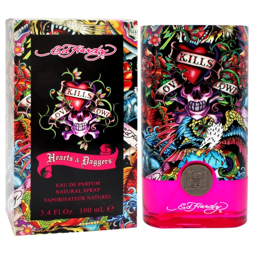 Ed Hardy Hearts & Daggers W 100ml Spray Boxed