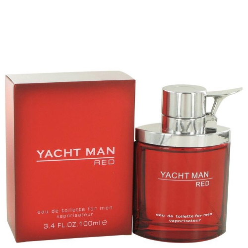 Image 1 de 2.. Yacht Man Red par Myrurgia Eau De Toilette Vaporisateur 3.4 oz