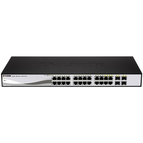 Commutateur intelligent PoE Gigabit à 28 ports de D-Link incluant un ensemble de 4