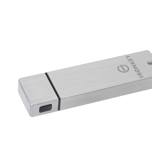 Kingston Technology - IronKey S1000 Basic Encrypted USB Flash Drive, USB 3.0, 64GB Capacity