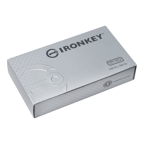 Kingston Technology - IronKey S1000 Basic Encrypted USB Flash Drive, USB 3.0, 64GB Capacity