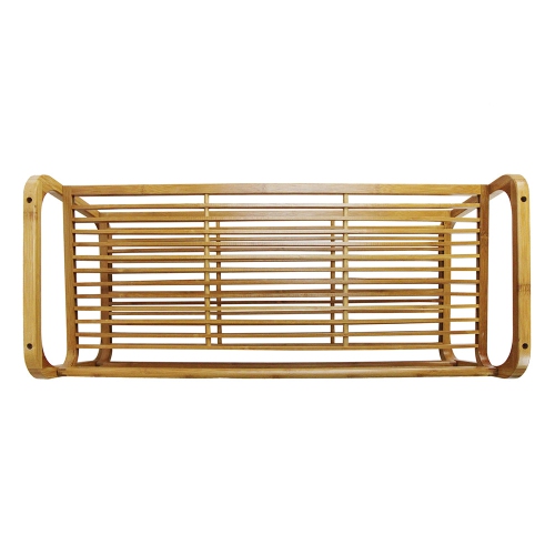 Oceanstar SR1224 Bamboo Shoe Rack - 2 Tier