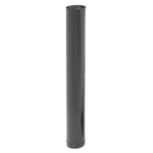 M G Duravent 6DBK-12 6 Inch x 12 Inch Dura-Vent Dura-black 24-ga. Welded Black Stovepipe