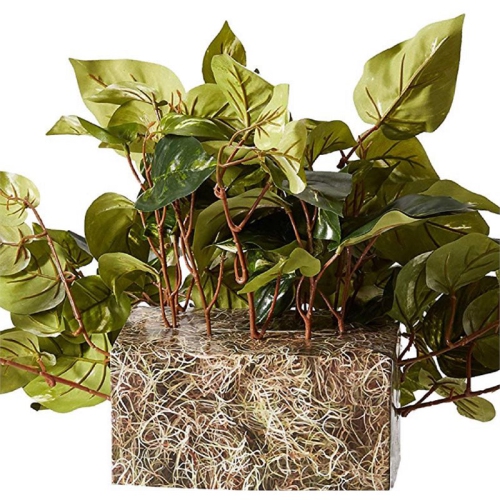 Nearly Natural Pothos Ledge Plant Silk Plant in Green