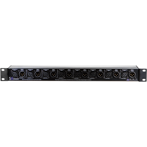 ART S8-3Way 8-Channel 3-Way Mic Splitter