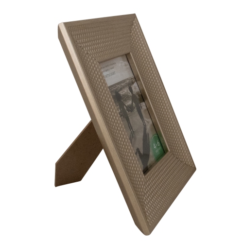 Gordon 32013912 9.25 in. Metallic Silver Honeycomb Inspired Photo Picture Frame