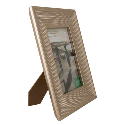 Gordon 32013910 10.25 in. Metallic Silver Honeycomb Inspired Photo Picture Frame