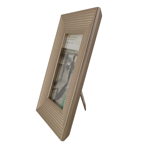 Gordon 32013910 10.25 in. Metallic Silver Honeycomb Inspired Photo Picture Frame