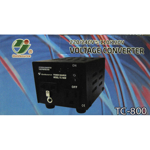 GOLDSOURCE 800 WATTS, 220/240V ↔ 110/220V VOLTAGE CONVERTER