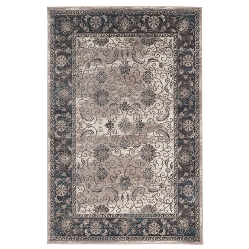 LINON HOME DECOR  Linon Rugvt2223 2 X 3 Ft. Vintage Collection Isfahan Power Loomed Rug - In Grey
