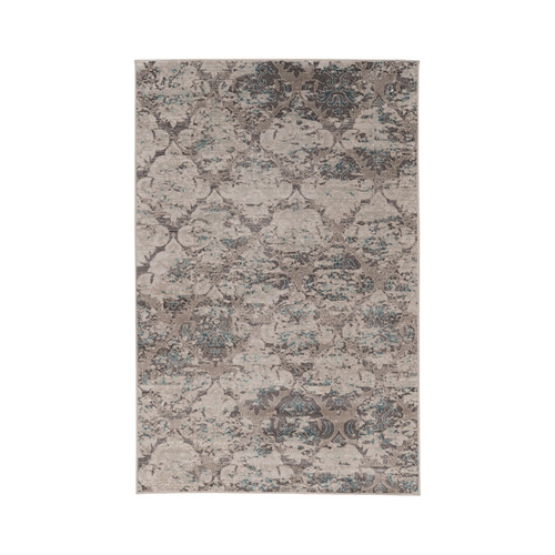 LINON  Rugvt2323 2 X 3 Ft. Vintage Collection Trellis Indoor Area Rug - In Grey