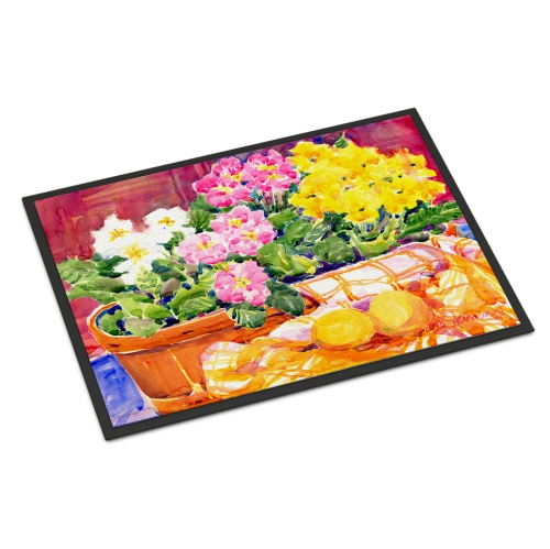 Carolines Treasures 6061JMAT 24 x 36 in. Flower - Primroses Indoor Or Outdoor Mat