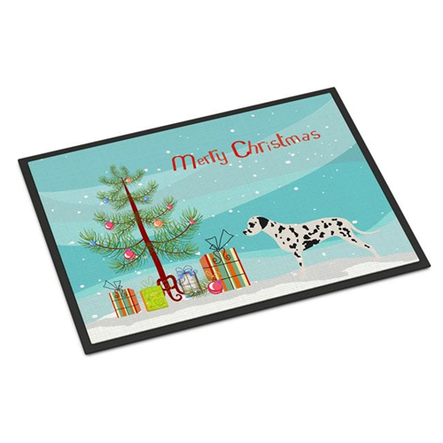 Carolines Treasures BB2901JMAT Dalmatian Merry Christmas Tree Indoor or Outdoor Mat 24 x 36