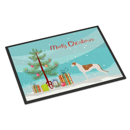 Carolines Treasures BB2923JMAT Greyhound Merry Christmas Tree Indoor or Outdoor Mat 24 x 36