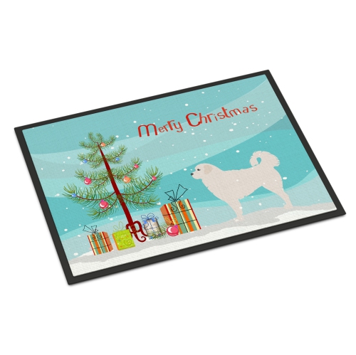 Carolines Treasures BB2945JMAT Polish Tatra Sheepdog Merry Christmas Tree Indoor or Outdoor Mat 24 x 36