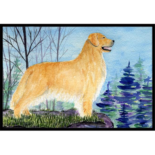 Carolines Treasures SS8607JMAT 24 x 36 in. Golden Retriever Indoor Or Outdoor Mat