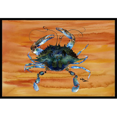 Carolines Treasures 8143-JMAT 36 x 24 in. Crab Indoor Or Outdoor Doormat