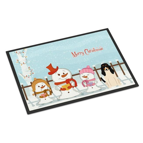 Carolines Treasures BB2375JMAT Merry Christmas Carolers Swiss Hound Indoor or Outdoor Mat 24 x 0.25 x 36 in.