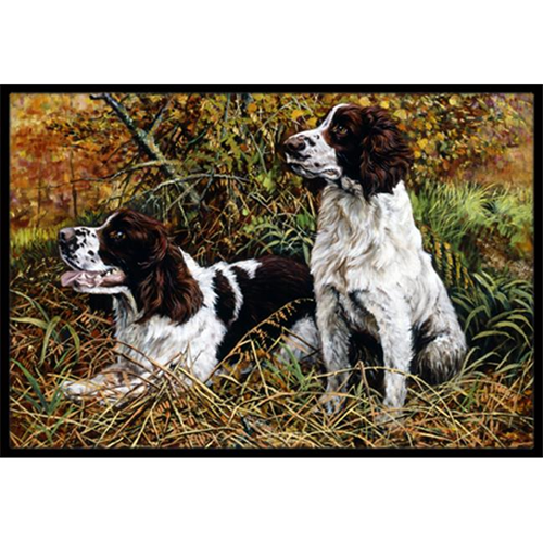 Carolines Treasures HMHE0002JMAT Two Springer Spaniels in the Grasses Indoor or Outdoor Mat 24 x 36